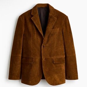 H&M RELAXED FIT SUEDE JACKET